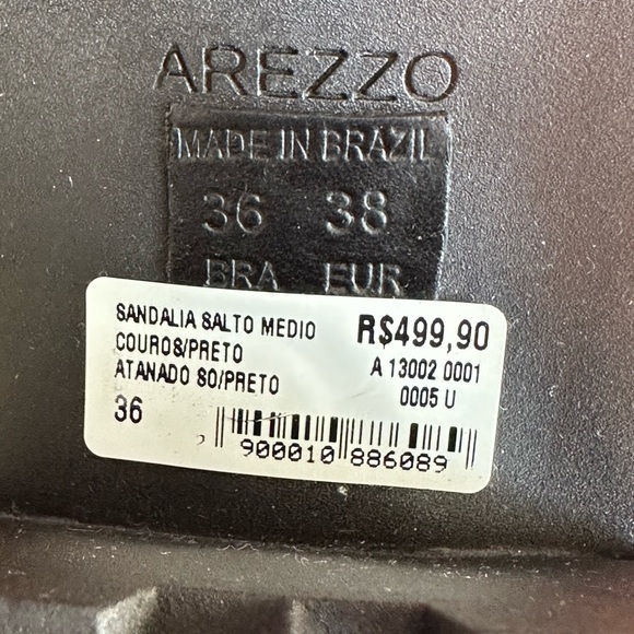 Black sandals NEW size 7AU - Picture 7 of 10